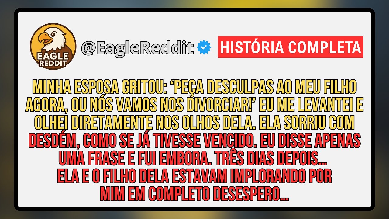 Minha Esposa Exigiu Que Eu Pedisse Desculpas ao Filho Dela — Eu Escolhi Ir Embora