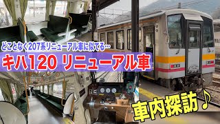 キハ120 リニューアル車紹介 最後の国鉄型特急電車 381系とも並ぶ♪ 姫新線 新見駅