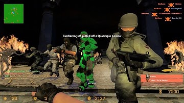 Counter Strike Source Zombie Escape mod online gameplay on Helm