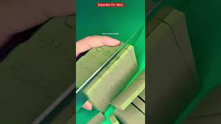 Satisfying Floral Foam Cutting ASMR 🌸 #Shorts