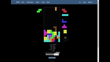 Bot plays Jstris 40L sprint - 17.24 seconds