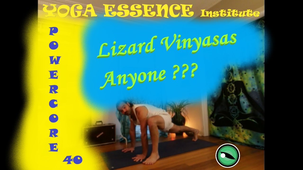 PowerCore 40 ~ Are Lizard Vinyasas using Core?