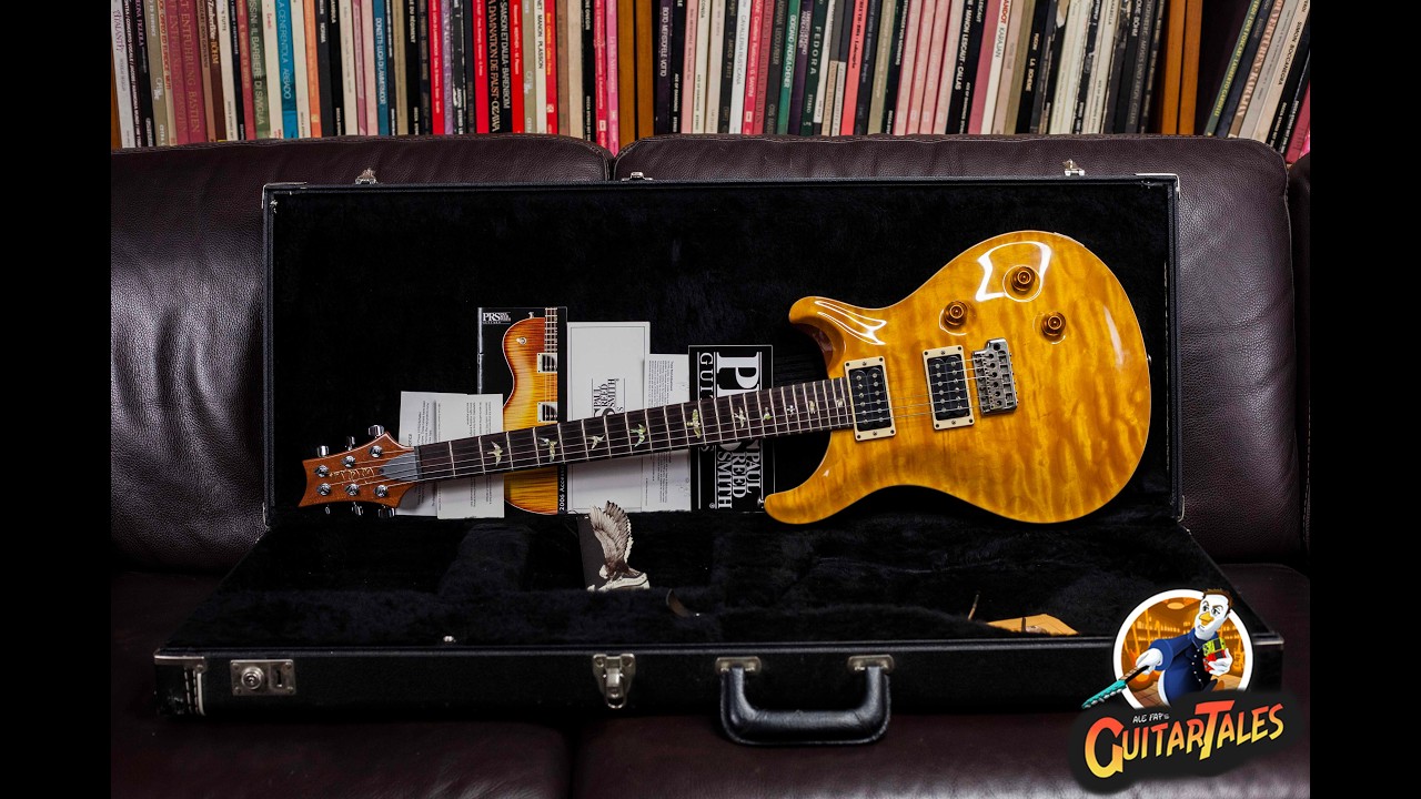 PRS CUSTOM 24 VINTAGE YELLOW 1 PIECE TOP 2005