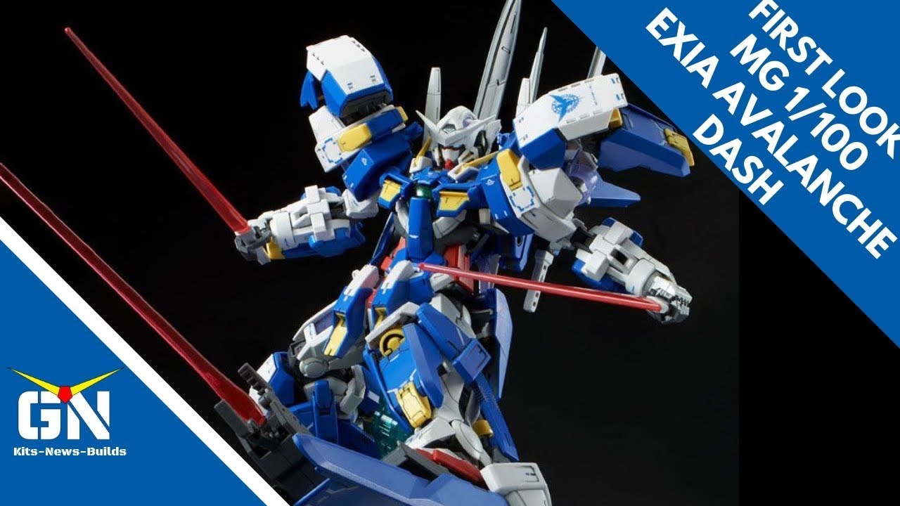 First Look & Lore: MG 1/100 Exia Avalanche Dash - YouTube
