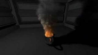 The teapot on fire - Tutorial result (FumeFX )