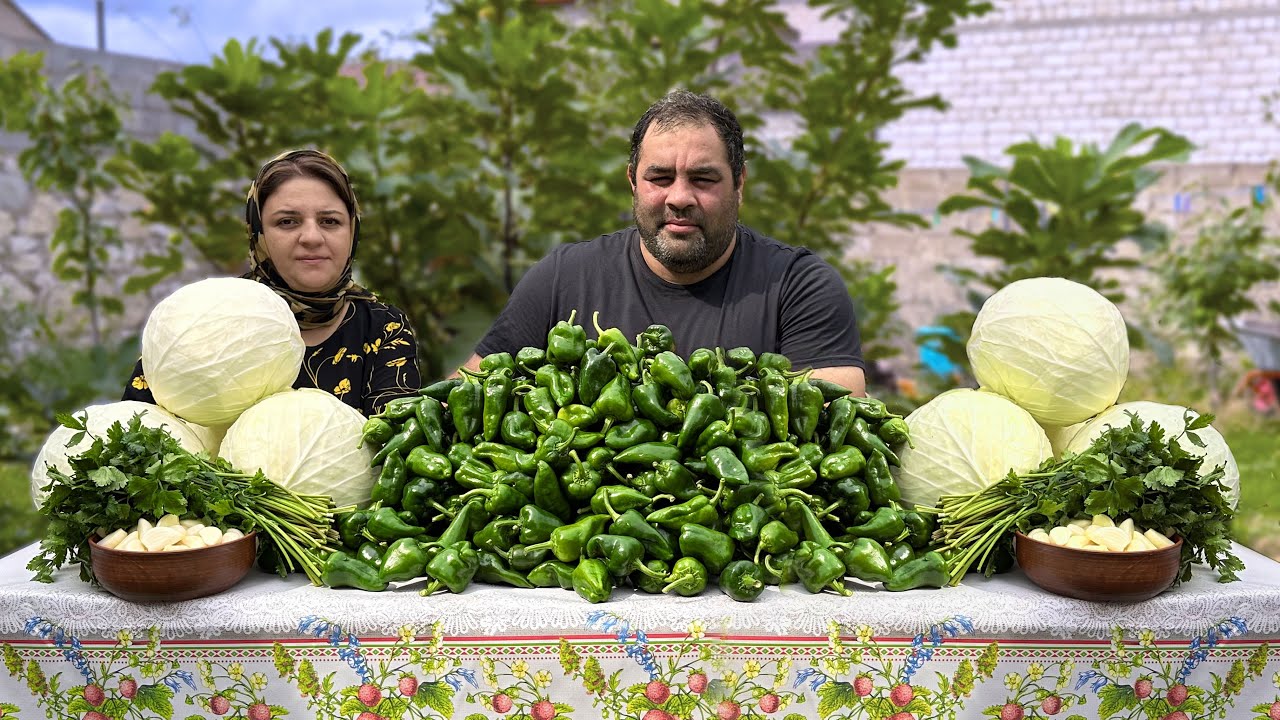 Pepper for the winter!!! Salt 50kg pepper... YouTube