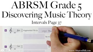 ABRSM Discovering Music Theory Grade 5 Intervals Page 37 with Sharon Bill