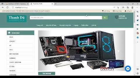 Code web bán laptop thiết bị điện tử + báo cáo [Mã code 32852]