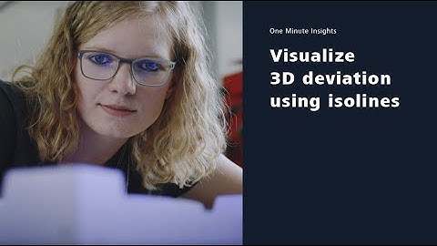 3D scanning tip: Visualize 3D deviations using isolines