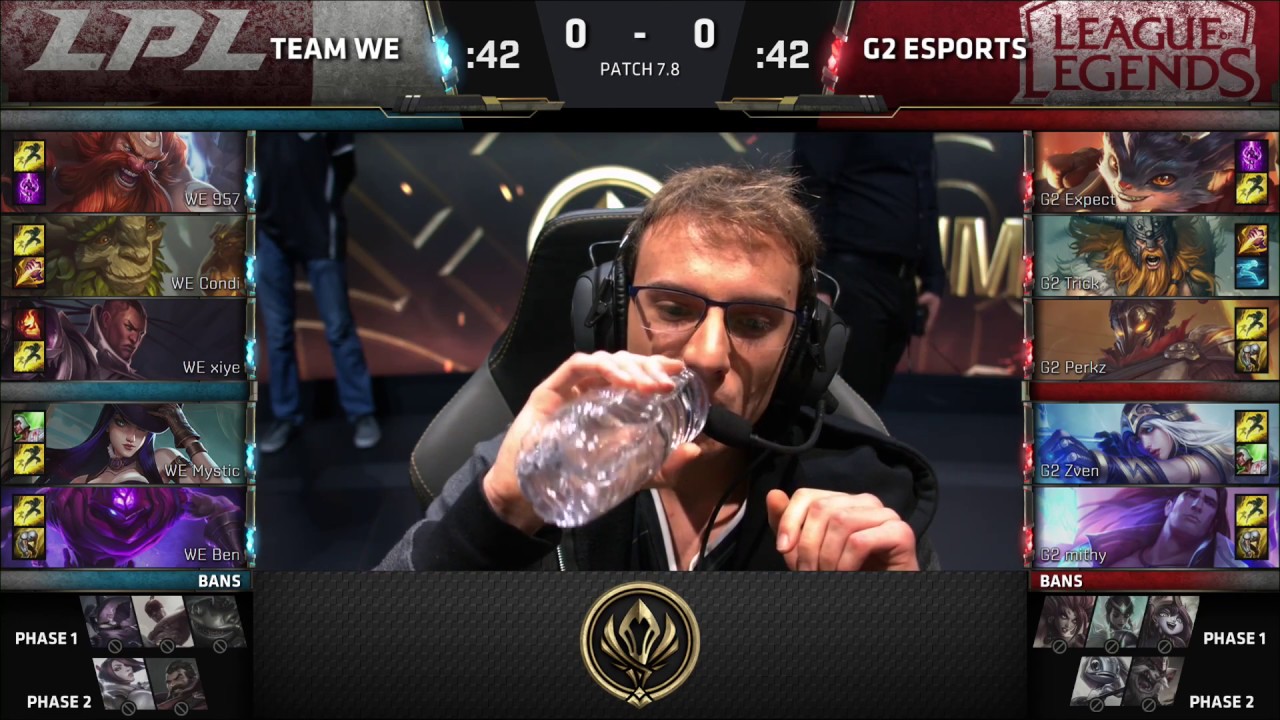 [2017 S7 MSI] Semi Finals - G2 vs WE - Game 1 - League of Legends - G2 eSports vs Team WE - 1080p