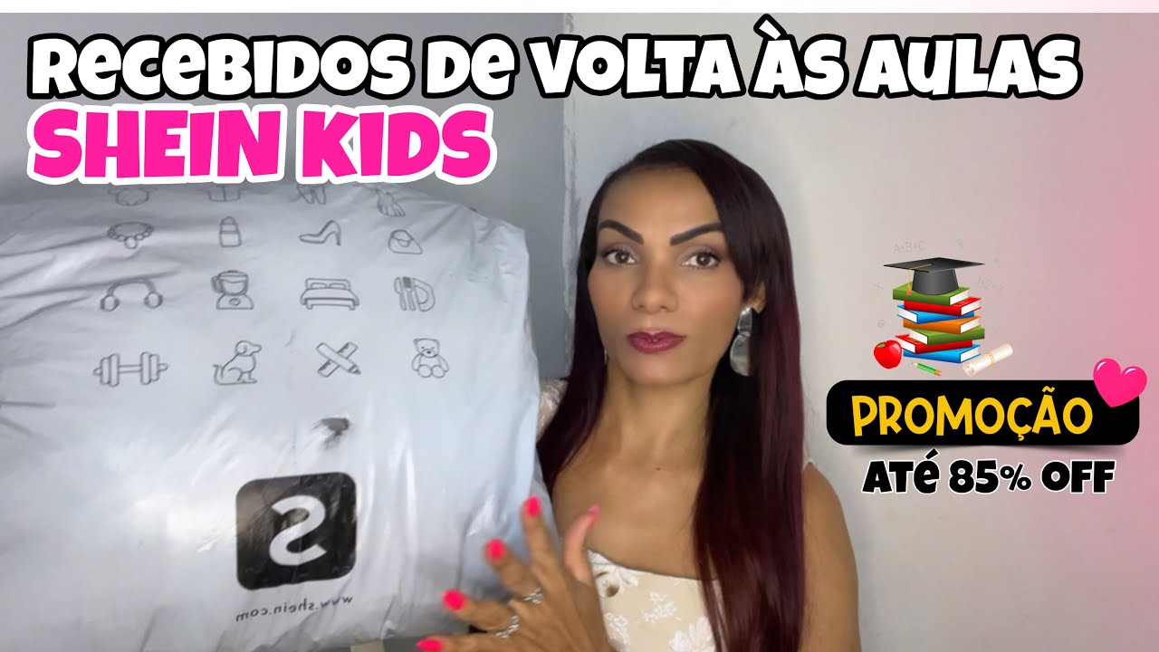 RECEBIDOS DE VOLTA ÀS AULAS COM A SHEIN KIDS📚|OFERTAS COM ATÉ 85% DE DESCONTO💳