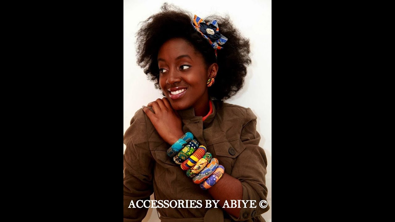L'AVIYE African print ankara & kente fabric jewellery feature: Earrings