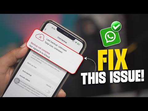 How to Fix WhatsApp Chat Backup Unknown Error | Solve Backup Failed Issue