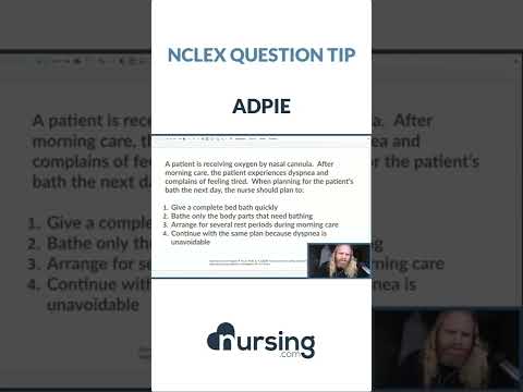 NCLEX Test Tip - The Nursing Process #nclex #nursingstudent #nursingschool #nclextips