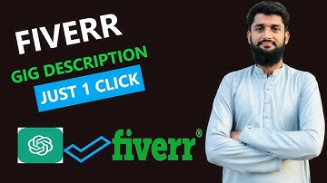 How to Write Best Fiverr Gig Description with ChatGPT in 1 Click | Now Create Fiverr Gig in 1 Minute