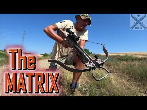 CROSSBOW EXCALIBUR MATRIX 380 - IT BROKE - BUT IT IS DEADLY - BOLTS / SHOTS FIRED IN THE FIT LAND