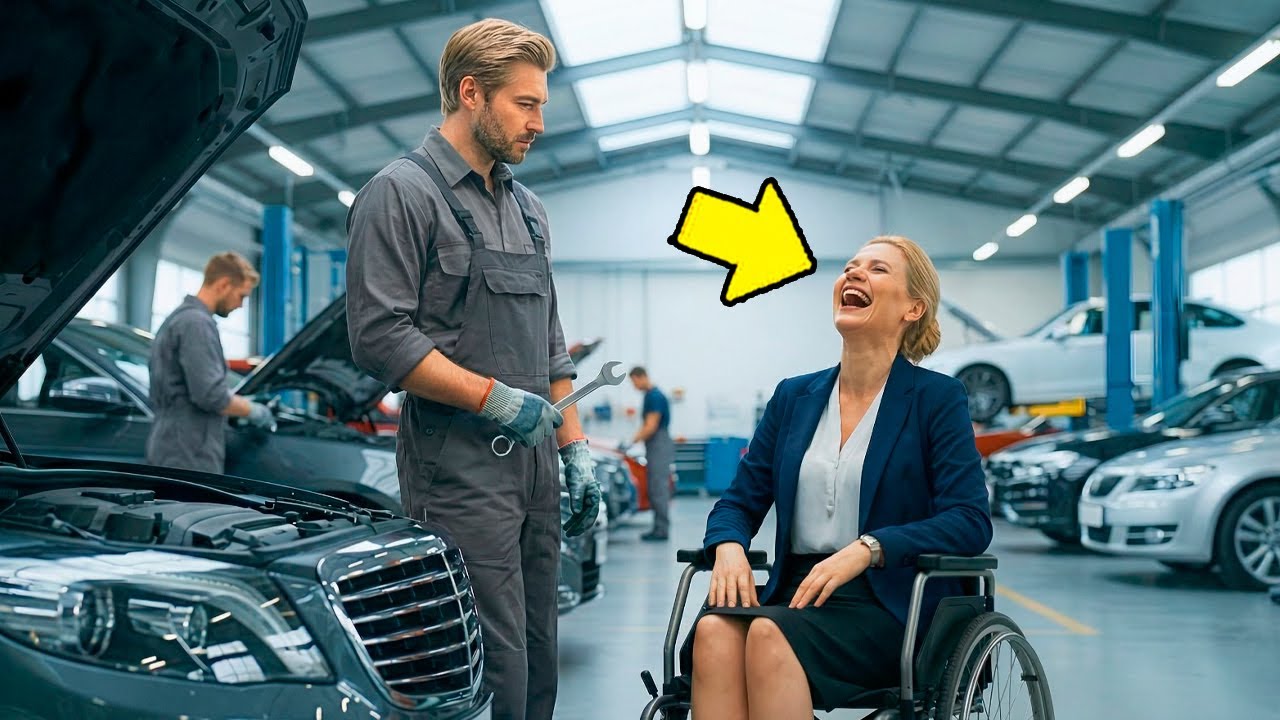 „Sprawię, że znów będziesz chodzić” — mechanik powiedział… Milionerka zamilkła