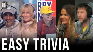 Bobby Bones Show Competes in Super Easy Trivia