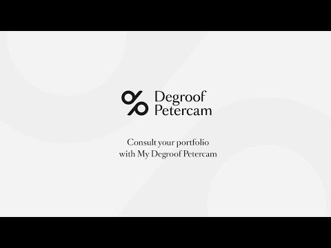 Welcome to My Degroof Petercam - Client access