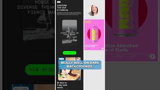 Neon Colors Return to Email Design #shorts Profile