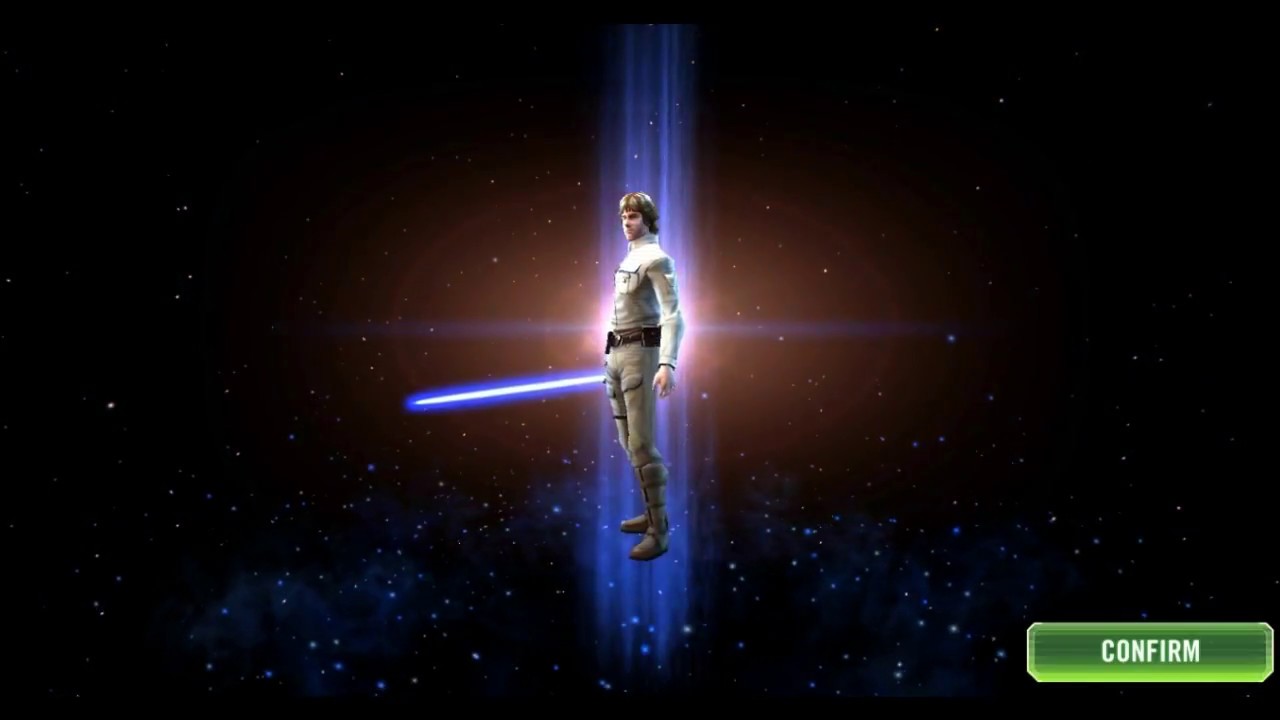 Star Wars Galaxy of Heroes Commander Luke Skywalker Unlocked 7 stars