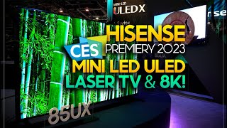 Hisense pokazał nam nowe TV Mini LED i Laser TV! | CES 2023