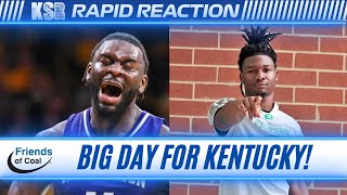 Kentucky Lands Center Franck Kepnang Football Gets 4-Star Wide Receiver Rapid Reaction