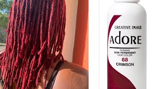 I Dyed My Locs Red Again/ Adore