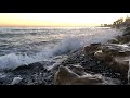 Piedras anti-Estrés. Sonido de olas contra rocas rodando. Olas para dormir.