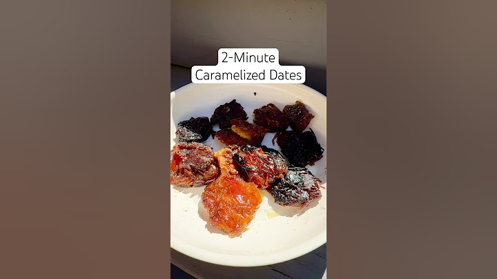 2-Minute Caramelized Dates | Easy Snack (Mediterranean Diet Snack ) #dates #snacks