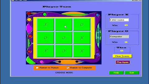 Tic Tac Toe game VB 2005
