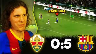 Footroll REACTION With Match View | Elche 0:5 FC Barcelona