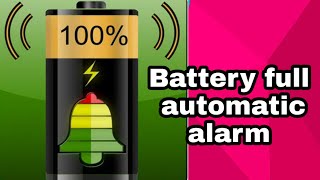 How to set alarm for battery charge full 100% screenshot 3