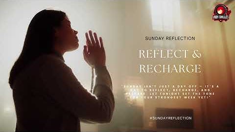 Sunday Reset  Reflect & Recharge 🌅✨ #dailymotivation#Reflection