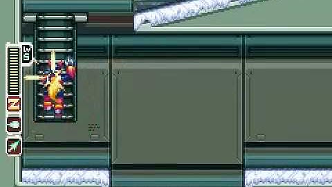 Megaman Zero 2 100 point run:Polar Kamrous Stage (No edit)