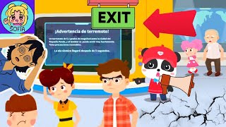 Museo de Ciencia de Terremotos y Consejos de Primeros Auxilios | Safety Knowledge BabyBus Game screenshot 1