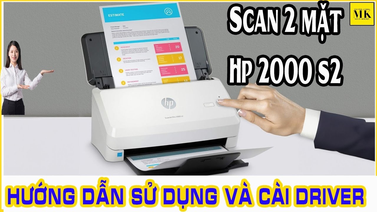 Hướng dẫn sử dụng, Cài Driver máy Scan Hp Scanner Pro 2000 s2 cho Windows 10 Windows 11