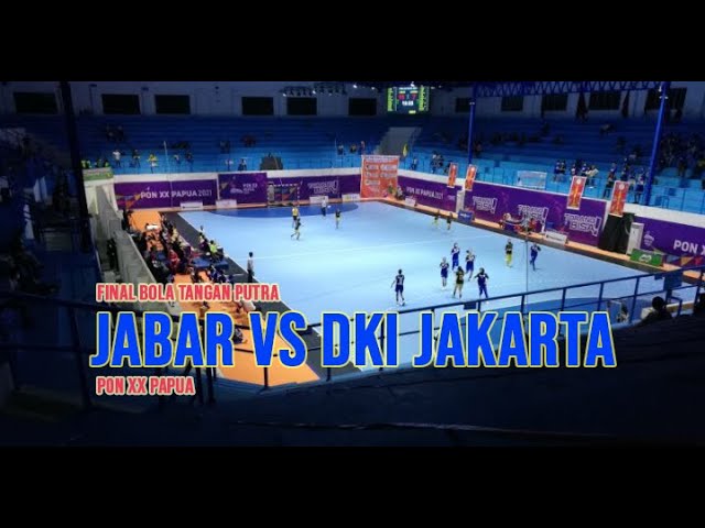 Final Jabar Vs Dki Jakarta Ketat Dari Awal Bola Tangan Putra Pon Xx Papua Youtube<script async src=