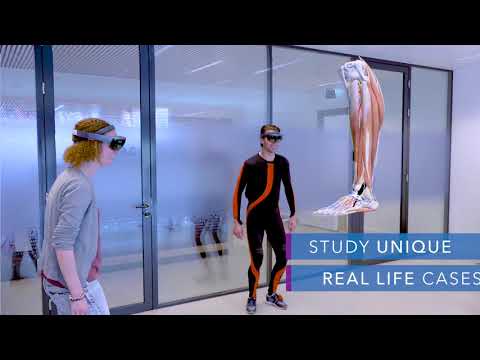 HoloLens Promo clip Dynamic Anatomy Leiden University & LUMC