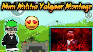 Da2 Mini militia classic : Yalgaar song  montage | Indian warrior yt screenshot 2