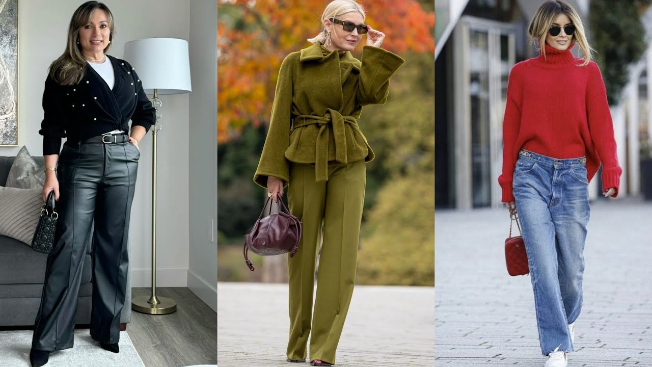 СОВРЕМЕННЫЙ ОСЕННИЙ СТИЛЬ В ГАРДЕРОБЕ ДЛЯ ЖЕНЩИН 50+💕 В ОРИГИНАЛЬНЫХ ОБРАЗАХ