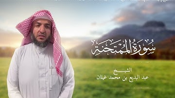 سورة الممتحنة رمضان 1444 بصوت القارئ عبدالبديع غيلان