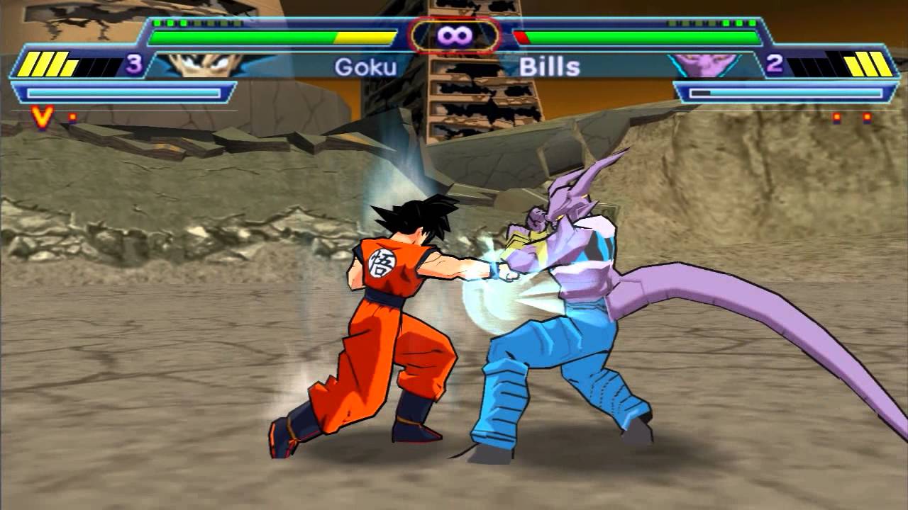 Dragon Ball Z Shin Budokai 2 - Goku Ssj God vs Bills - YouTube.