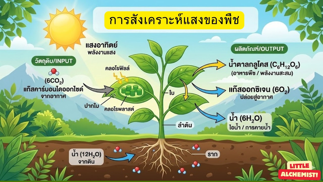 เจาะลึกกระบวนการสังเคราะห์แสง ฉบับติวสอบ