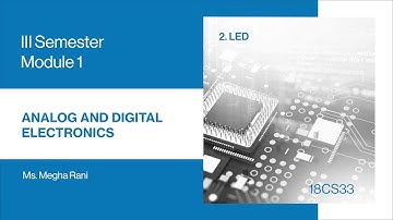 18CS33 | M1 | Part 2 | LED