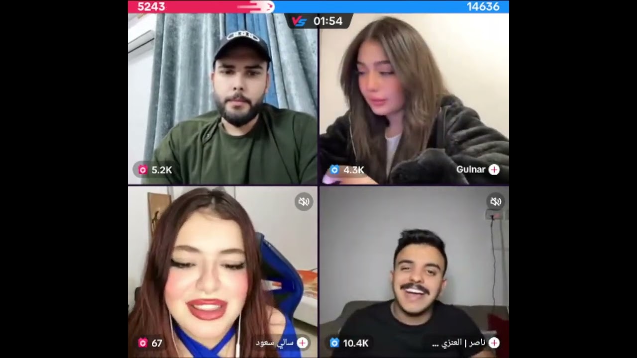 جولات رباعية 23\12 محمود المكسيكي مع كونار و سالي سعود و ناصر أحكام سلخ