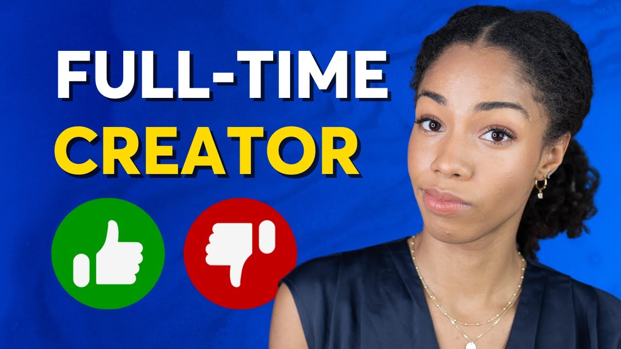 The Pros & Cons of Being a Full-Time Content Creator - YouTube