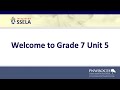 Grade 7 Unit 5