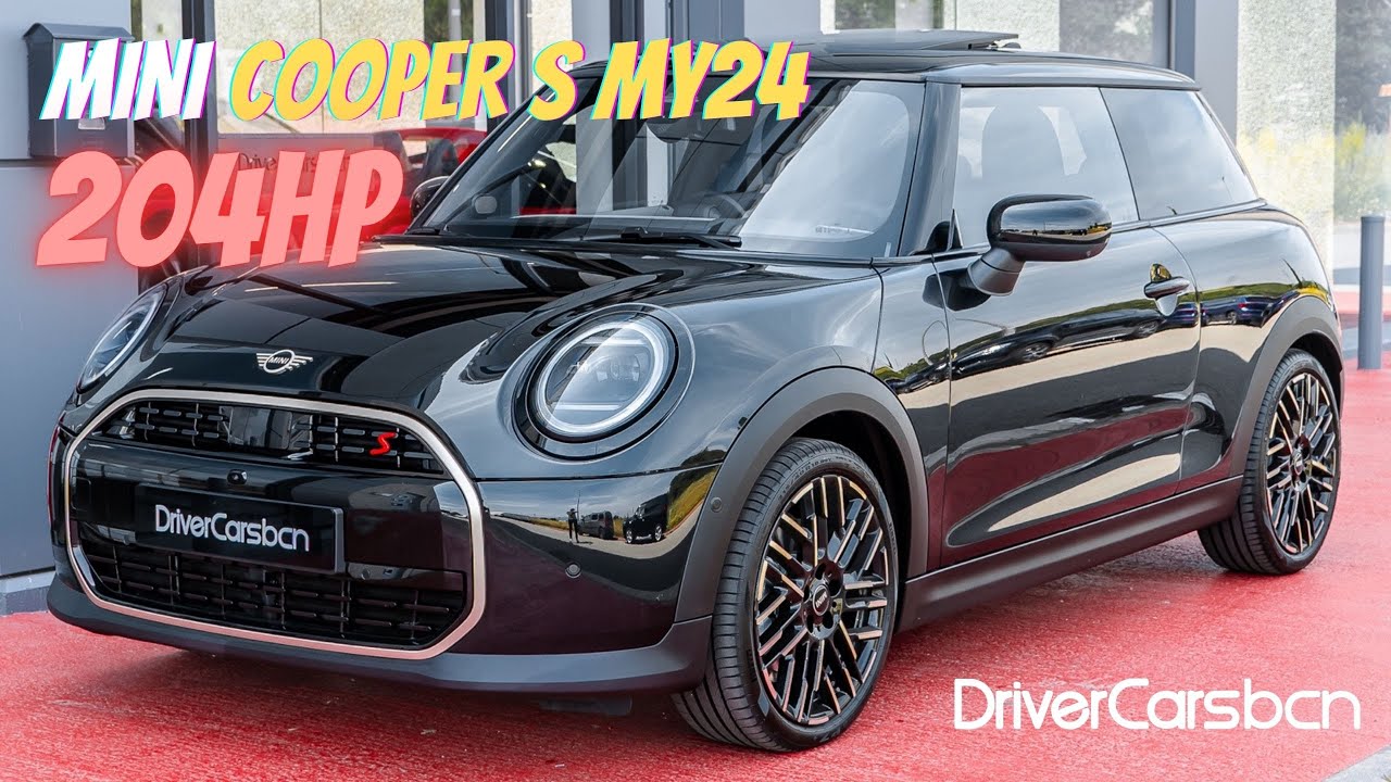 NEW Mini Cooper S MY24 in Midnight Black II - NEW MODEL - Drivercarsbcn