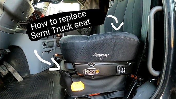 Prime TC300 Series Air Ride Suspension Cloth Truck Seat With Arm Rests